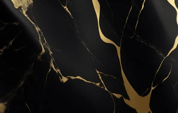 Золото, обои, черный, wallpaper, golden, мрамор, золотой, gold