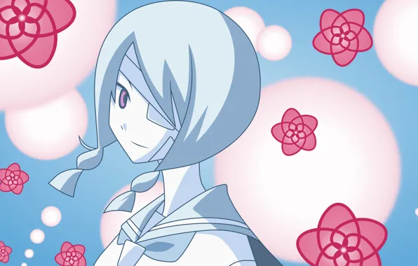 Взгляд, девушка, цветы, Sayonara Zetsubou Sensei, Прощай безрадостный сенсей