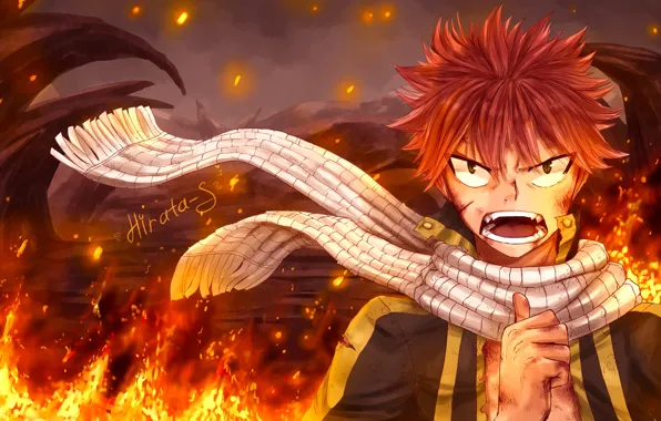 Anime, manga, japanese, Fairy Tail, Natsu, mahou, madoshi