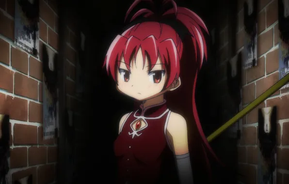 Аниме, Кёко Сакура, Puella Magi Madoka Magica, аниме девушки, Киоко Сакура, Kyoko Sakura