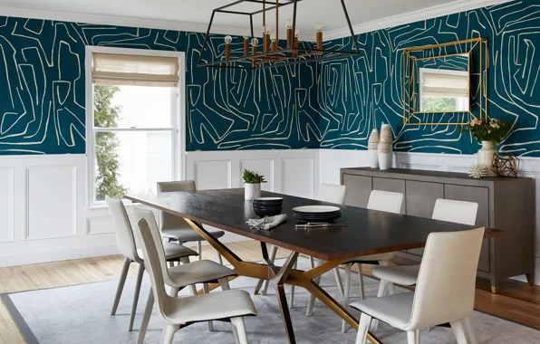 Комната, интерьер, столовая, Glasgow, by Homepolish interior design