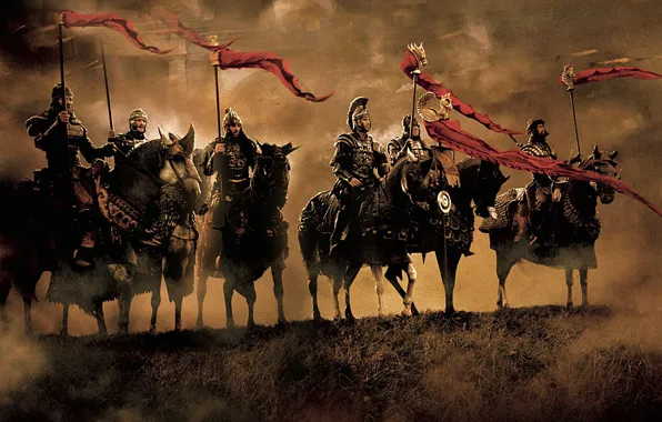 Картинка armor, war, fight, horse, king, Arthur, King Arthur