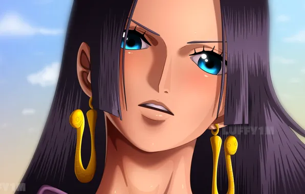 Девушка, лицо, One Piece