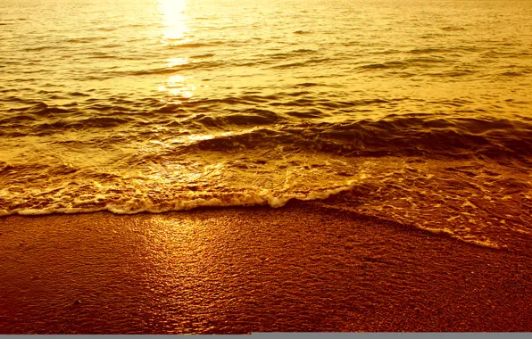 Картинка песок, море, волны, вода, океан, берег, пейзажи, пляжи