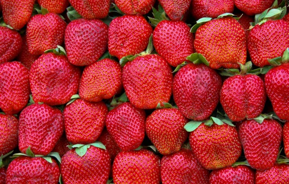 Картинка green, red, pattern, strawberries