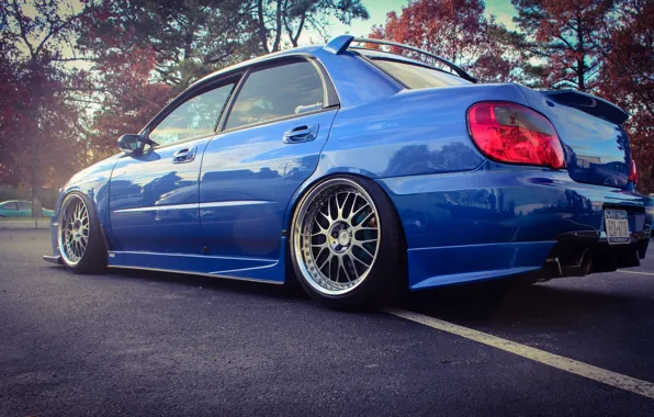 Тюнинг, Subaru, Impreza, stance