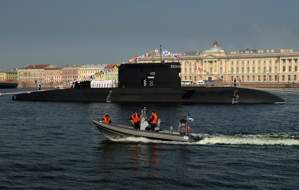 Праздник, Санкт-Петербург, подводная лодка, электрическая, дизельная, ДЭПЛ, проект 636.3, &ampquot;Краснодар&ampquot;