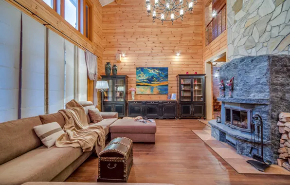 Картинка дизайн, стиль, комната, интерьер, камин, гостиная