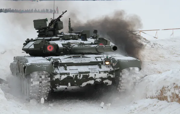 Танк, боевой, российский, основной, T-90