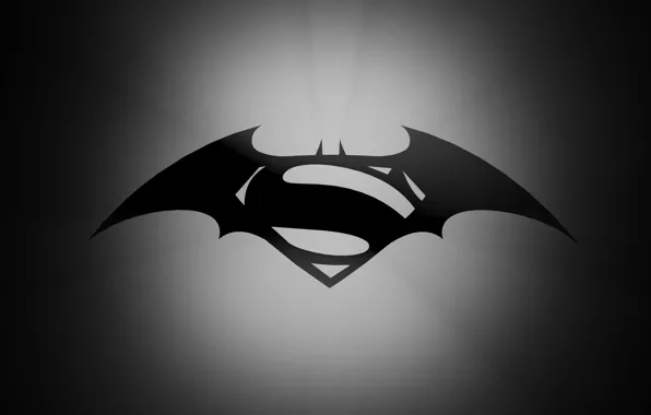 Картинка Batman, Logo, Superman, Batman vs Superman