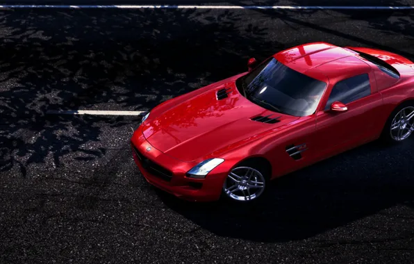 Cars, Mercedes-Benz SLS AMG, NFS Hot Pursuit 2010, Сидж