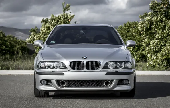 Картинка BMW, Classic, Legend, E39, Silver