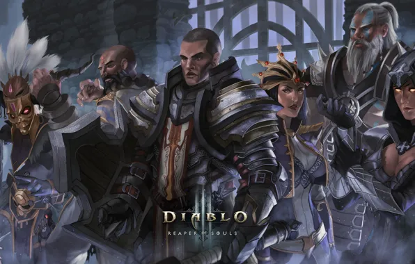 Diablo 3, Demon Hunter, Witch Doctor, Barbarian, Wizard, Monk, Crusader