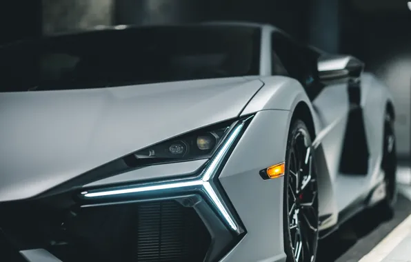 Lamborghini, close up, perfection, headlights, Revuelto, Lamborghini Revuelto