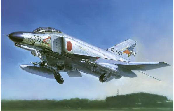 Япония, США, JASDF, Terada, McDonnell Douglas F-4EJ "Phantom II", Tamiya, Боксарт