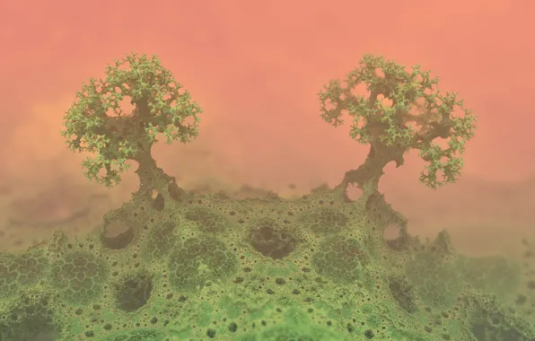 Картинка абстракция, дерево, узор, микро