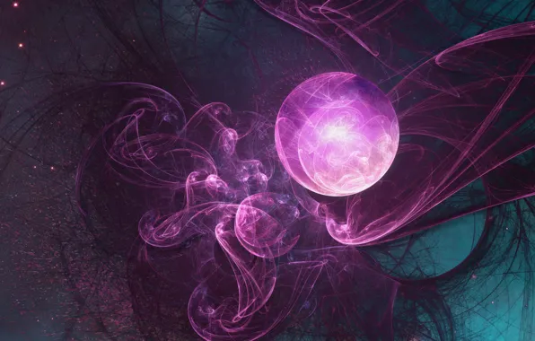 Космос, фракталы, space, фрактал, fractal