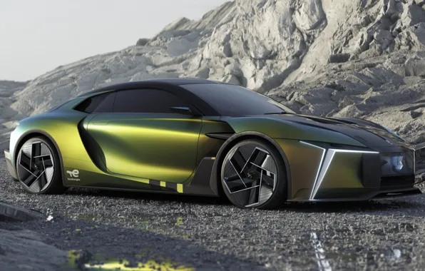 Картинка concept, supercar, exterior, DS Automobiles, E-Tense Performance, electric coupe