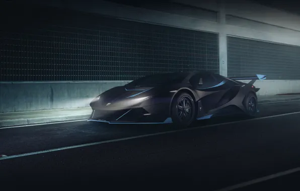 Авто, Lamborghini, Машина, Car, Render, Суперкар, Night, Aventador