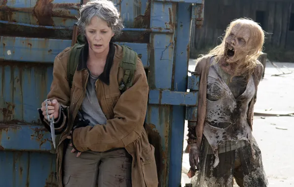 Картинка ситуация, The Walking Dead, Ходячие мертвецы, Carol, Melissa McBride, Season 6