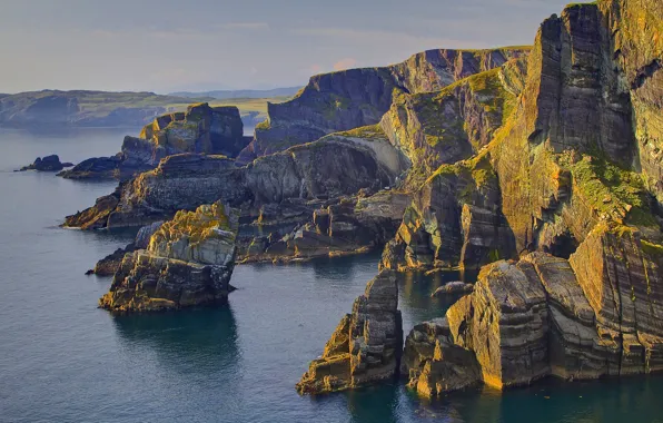 Картинка море, скалы, Ирландия