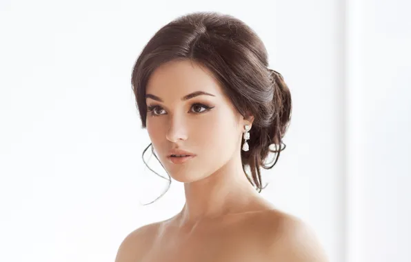 Взгляд, девушка, портрет