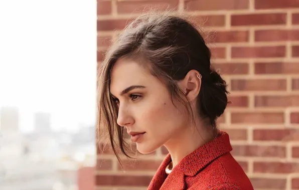 Взгляд, девушка, актриса, Gal Gadot, Marie Claire