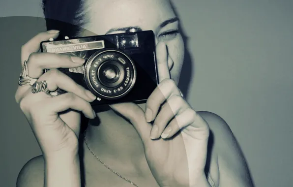 Girl, art, cute