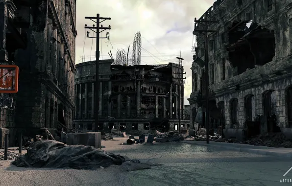 Разрушения, Failed State, city destroyed