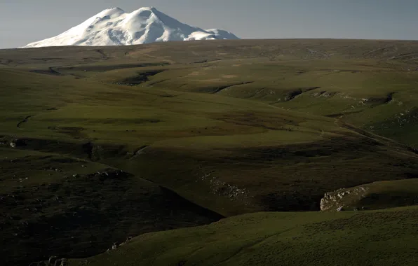Гора, Россия, Russia, Mountain, Степь, Просторы, Vastness, Steppe