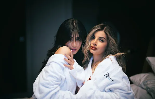 Sexy, woman, Bathrobe