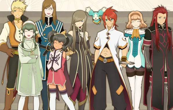 Аниме, арт, персонажи, Tales of the Abyss