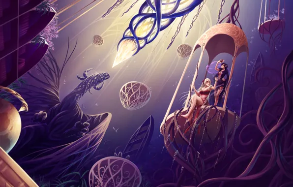 Картинка магия, арт, ЕЛЬФ