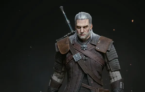 The witcher, ведьмак, персонаж, Геральт, Геральт из Ривии, Geralt From Rivia, охотник на чудовищ