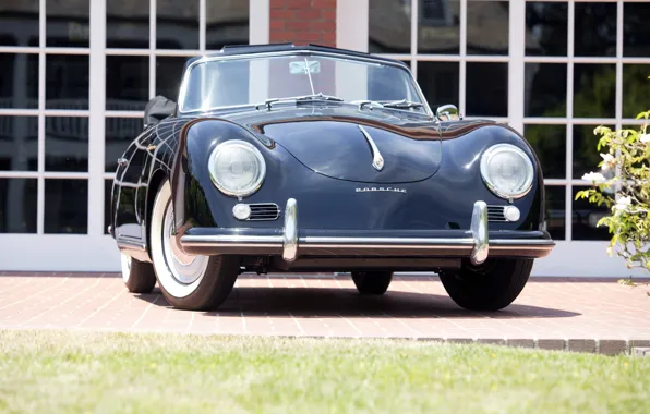 Porsche, 1954, front, 356, Porsche 356 1500 Continental Cabriolet