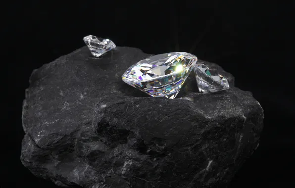 Carbon, diamond, shine