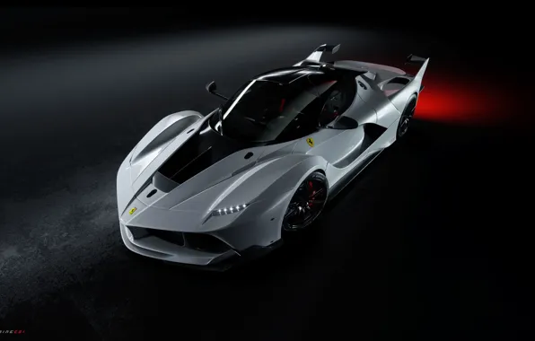 Авто, Белый, Машина, Ferrari, Рендеринг, Vehicles, Transport, Transport & Vehicles