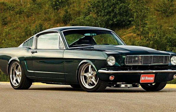 Mustang, hot, ford, fastback, rodding