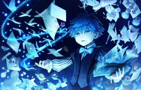 Мальчик, маг, Caster, кастор, Fate EXTRA CCC