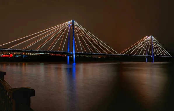 Мост, город, река, Красноярск