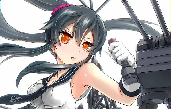 Girl, sexy, cleavage, long hair, boobs, anime, beautiful, pretty