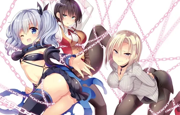 Kawaii, sexy, ass, boobs, big, anime, pretty, tits