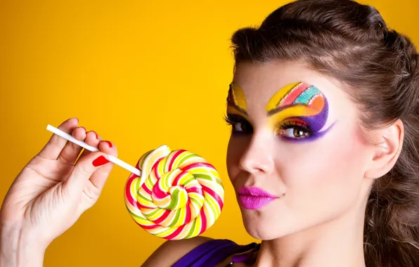 Colors, candy, makeup