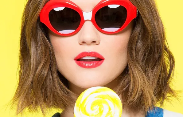 Актриса, очки, Lucy Hale, Люси Хейл