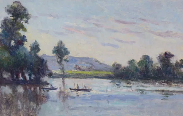 Картина, Речной Пейзаж, Максимильен Люс, Maximilien Luce
