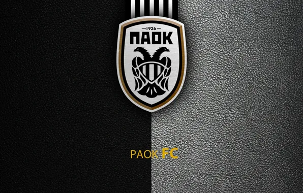 Wallpaper, sport, logo, football, Greek Super League, PAOK