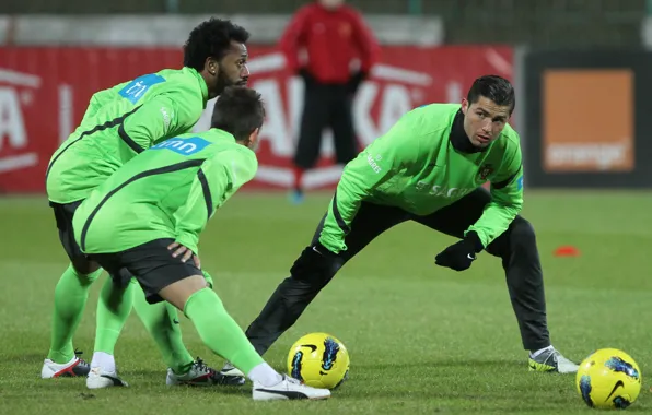 Cristiano Ronaldo, тренировка, сборная Португалии