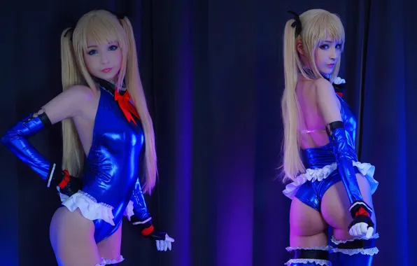 Girl, sexy, ass, thighhighs, long hair, beautiful, pretty, cosplay