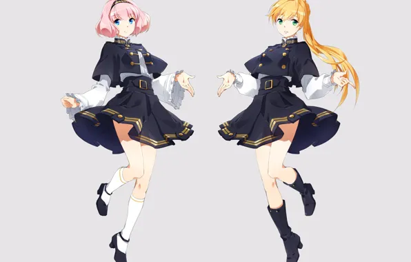 Девушки, аниме, арт, aldnoah.zero, Асселум