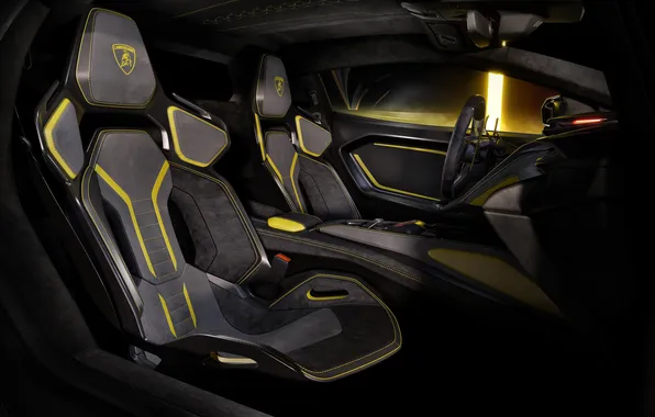 Lamborghini, суперкар, supercar, limited edition, салон автомобиля, 2025, автомобильные кресла, Lamborghini Fenomeno